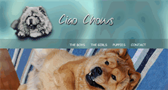 Desktop Screenshot of ciaochows.co.za